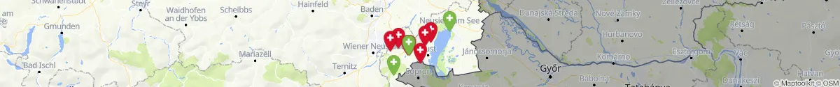 Kartenansicht für Apotheken-Notdienste in der Nähe von Stotzing (Eisenstadt-Umgebung, Burgenland)